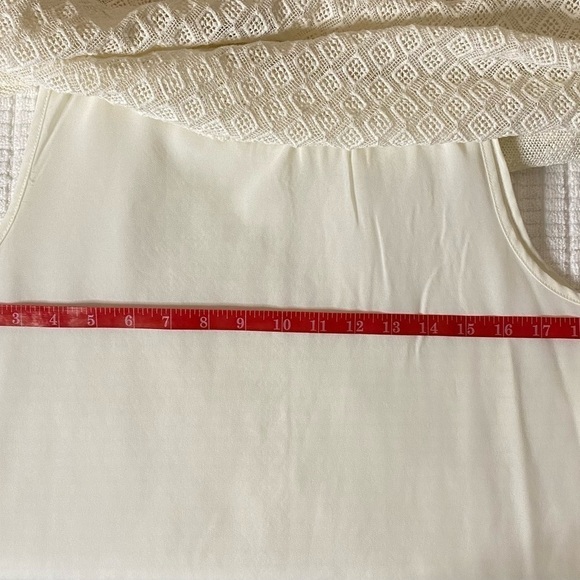 Lucky Brand Cream Split Back Sweater - Picture 12 of 13